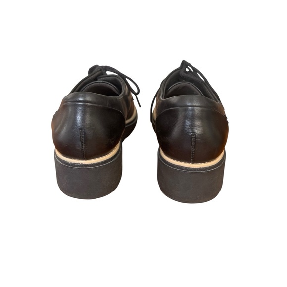 Collections by Clarks Black Leather Ultimate Comfort 1.5” Wedge Laced Women 7.5 - Picture 3 of 6